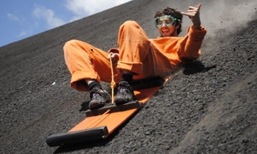 Hostel Staff & Volcano Boarding Guides